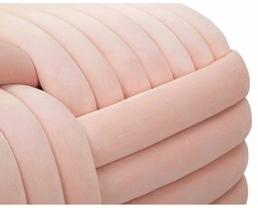 Világos rózsaszín bársony pad Softy – Mauro Ferretti