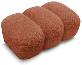 Téglavörös buklé lábtartó Hippolyte – Bobochic Paris