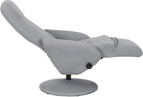 Modern Fotel Szürke Szövet Kárpittal. TONY