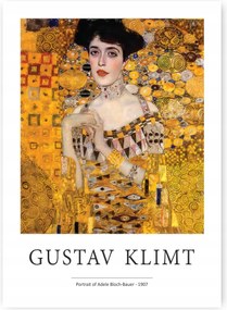 Gustav Klimt Portré Plakát 40x50 cm festmény #262