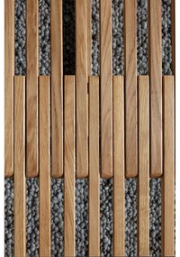 Natúr színű tölgyfa dohányzóasztal 60x70 cm Unai – MOME