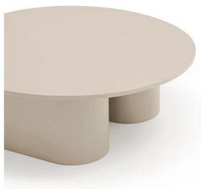 Krémszínű dohányzóasztal 110x111 cm Totem – Teulat