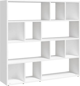 vidaXL fehér térelválasztó könyvszekrény 105 x 24 x 102 cm