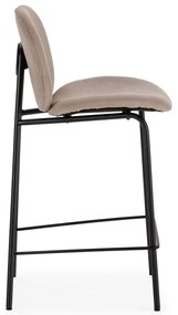 Bézs bárszék szett 2 db-os (ülésmagasság 65 cm) Cori – Marckeric