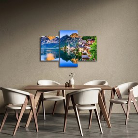 Kép - Alpesi falu (90x60 cm)