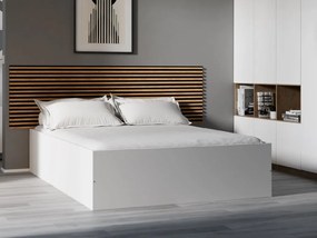 BELLA ágy 140 x 200 cm, fehér Matrac: Somnia matrac 18 cm, Ágyrács: Ágyrács nélkül