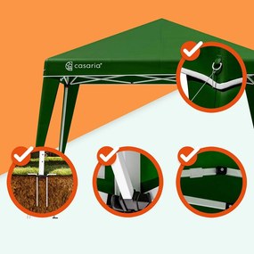 CAPRI rendezvénysátor, 3x3m, zöld Casaria