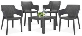 Roeva 4+1 kerti bútor garnitúra szett