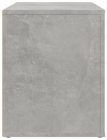 betonszürke szerelt fa éjjeliszekrény 60 x 36 x 45 cm