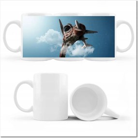 Nyomott mintás bögre Repülőgépek Repülőgép