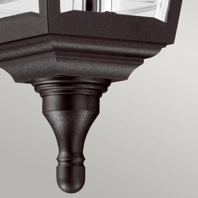 Elstead klasszikus kültéri függeszték kerry fekete átlátszó elskerry-chain IP44