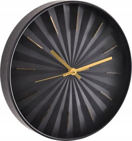 Modern falióra Maecrata kerek fekete nappaliba 30,5