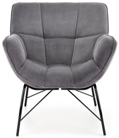 Fotel Betali (szürke + fekete). 1028142