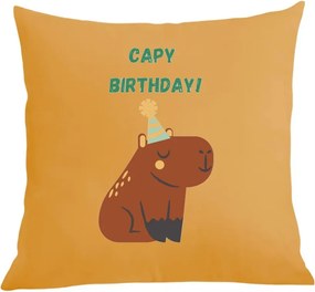 Párna párnahuzat Születésnapi ajándék Kapibara