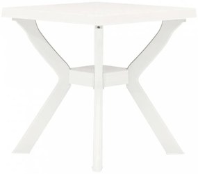 Fehér műanyag bisztróasztal 70 x 70 x 72 cm