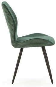 Zöld kordbársony étkezőszék szett 2 db-os Adaya – Marckeric