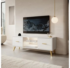 Tv szekrény/asztal Savoi I (világítással) (fehér). 1098957