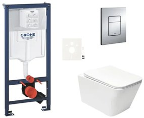 Függesztett WC-készlet könnyű falakhoz / előfalra szerelhető SAT Infinitio SIKOGRSIN12E