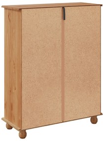Cipőtároló ASKIM&quot; 85x35x108 cm Tömör Fenyő&quot;