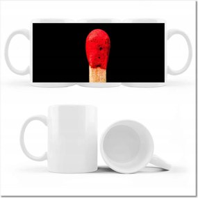 Bögre fényképpel Gyufa