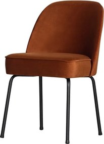 Téglavörös bársony étkezőszék szett 2 db-os Vogue – WOOOD