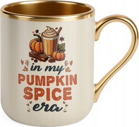 Prémium Bögre Arany Ekrü Őszi Hello Pumpkin Sütőtök Ajándék