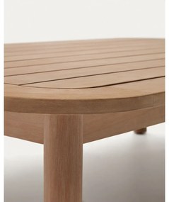 Natúr színű eukaliptusz dohányzóasztal 89x140 cm Sacova – Kave Home