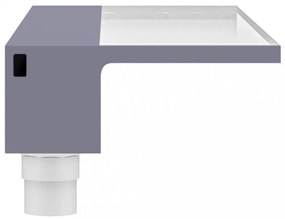 akril vízeséskifolyó RGB LED-ekkel 108 cm