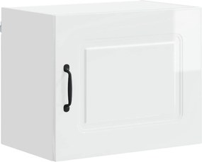 vidaXL Konyhaszekrény Kalmar Magas Fényű Fehér 50 x 31 x 40 cm Faanyag