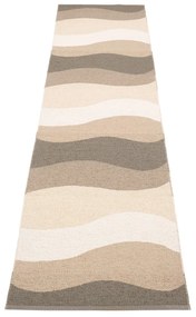 Barna-bézs kültéri-beltéri futószőnyeg 70x300 cm Urvi Earth – Pappelina