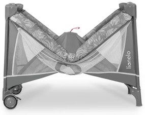 Lionelo - Utazóágy FLOWER Grey Stone