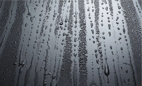 Fotótapéta Vízcseppek absztrakt ezüst vinil 254x184 +ragasztó