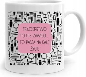 Barber Fodrász Bögre A Fodrászat A Szenvedély A fényképes nyomtatással