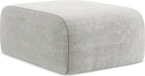 Világosszürke zsenília lábtartó Lani – Makamii