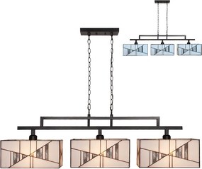 Prezent TIFFANY XV. 216 Függőlámpa 3x60W/E27 IP20