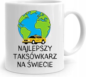 Ajándék Bögre Taxisofőrnek A Világ Legjobbja fényképes nyomattal