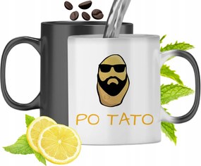 Mágikus Bögre Apukáknak Színváltós Nyomtatott Fotóval