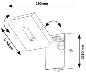 Rabalux 75018 - LED Fürdőszobai fali lámpa BLAS LED/5W/230V 4000K
