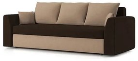 PAUL modell 2 Nagyméretű kinyitható kanapé Barna/Cappuccino