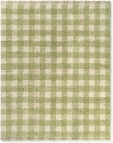 Zöld mosható-kézi szövésű pamut gyerek szőnyeg 90x120 cm Vichy – Lorena Canals