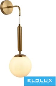 UNIVERSO Fali lámpa 1xG9 max.10w D150x850mm IP20 Óarany 5év