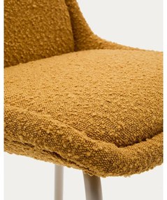 Mustársárga bárszék (ülésmagasság 65 cm) Aimin – Kave Home