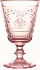 La Rochere Versailles pohár rózsaszín borkagyló pohár rózsaszín üveg 250