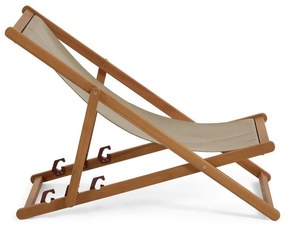 Adredna sötétzöld akácfa összecsukható strand szék - Kave Home