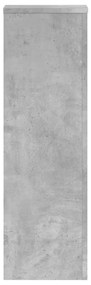 2 db betonszürke szerelt fa növénytartó állvány 25 x 25 x 80 cm