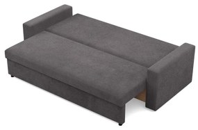 Zeus kanapéágy, kordbársony, bonell töltet, egyenes kartámasz, szürke