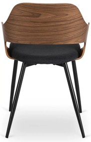 Étkezőszék Dió/Fekete Színben. ORBI