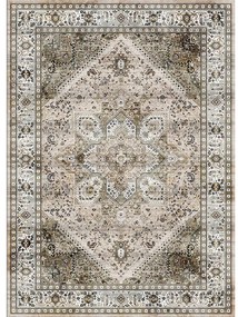 Carpetum bézs színű, barna mintás szőnyeg 160x200