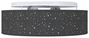Mennyezeti lámpák csillagos lámpaernyővel Fekete Ø 38 cm Textil E27