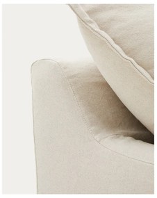Bézs len kanapé 230 cm Zenira – Kave Home